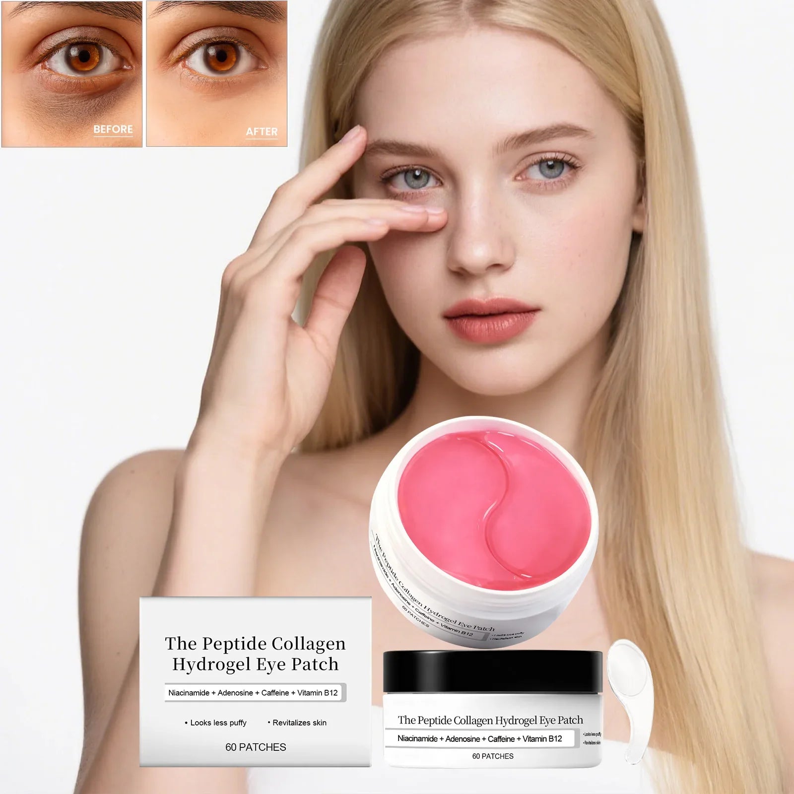 LumiVerae Peptide Collagen Hydrogel Eye Patches